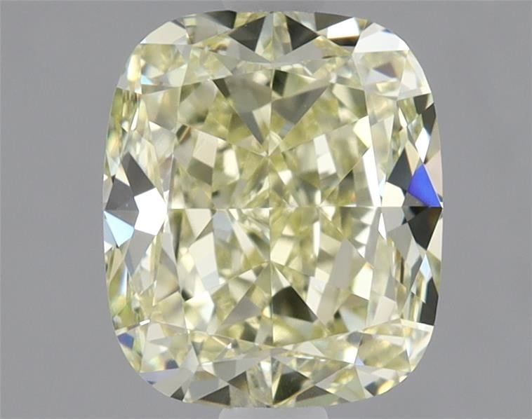 GIA Cushion Brilliant 1.55ct Fancy Light Yellow VVS1 - Loose Natural Diamond: GIA Cushion Brilliant 1.55ct Fancy Light Yellow VVS1 - Loose Natural Diamond GIA certified, this 1.55ct Fancy Light Yellow VVS1 diamond boasts exceptional clarity and color, with a vibrant yellow hue 
