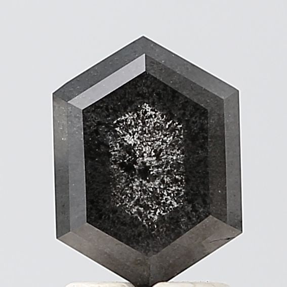 Hexagonal 2.0ct Salt And Pepper VVS1 - Loose Natural Diamond (1 of 1)