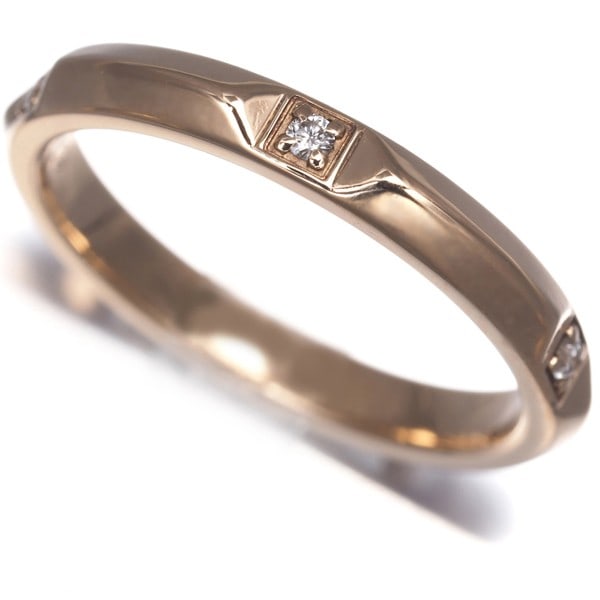 Tiffany&Co. Ring Diamond Tiffany True 6P Us5 18K 750 Rose Gold: Tiffany&Co. Ring Diamond Tiffany True 6P Us5 18K 750 Rose Gold Tiffany & Co.'s signature rose gold 18K band adds an elegant touch to this stunning diamond ring, featuring a natural diamond at its cent
