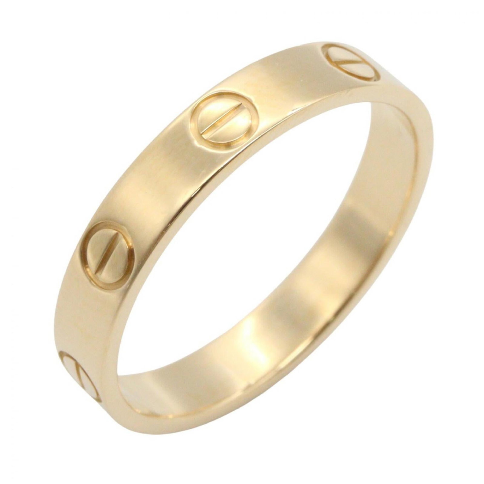 Yellow Gold Cartier 18K Ring: Yellow Gold Cartier 18K Ring Yellow Gold Cartier 18K Ring - A stylish and elegant band ring in 18K yellow gold, available in US size 7. This classic design features a timeless combination of style and