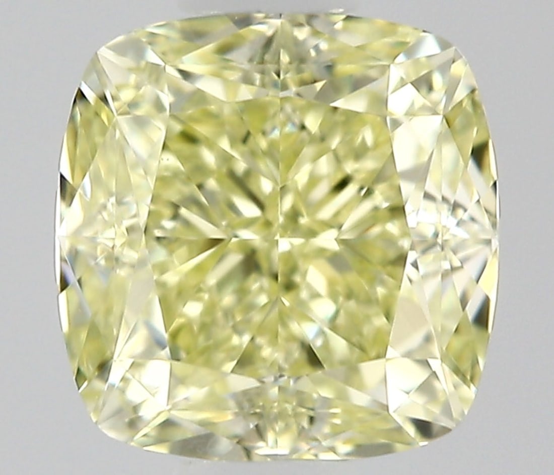 GIA Cushion Modified 0.75ct Fancy Light Yellow FL - Loose Natural Diamond: GIA Cushion Modified 0.75ct Fancy Light Yellow FL - Loose Natural Diamond GIA certified, this 0.75ct Fancy Light Yellow diamond boasts exceptional clarity and polish, with a flawless (FL) cut that