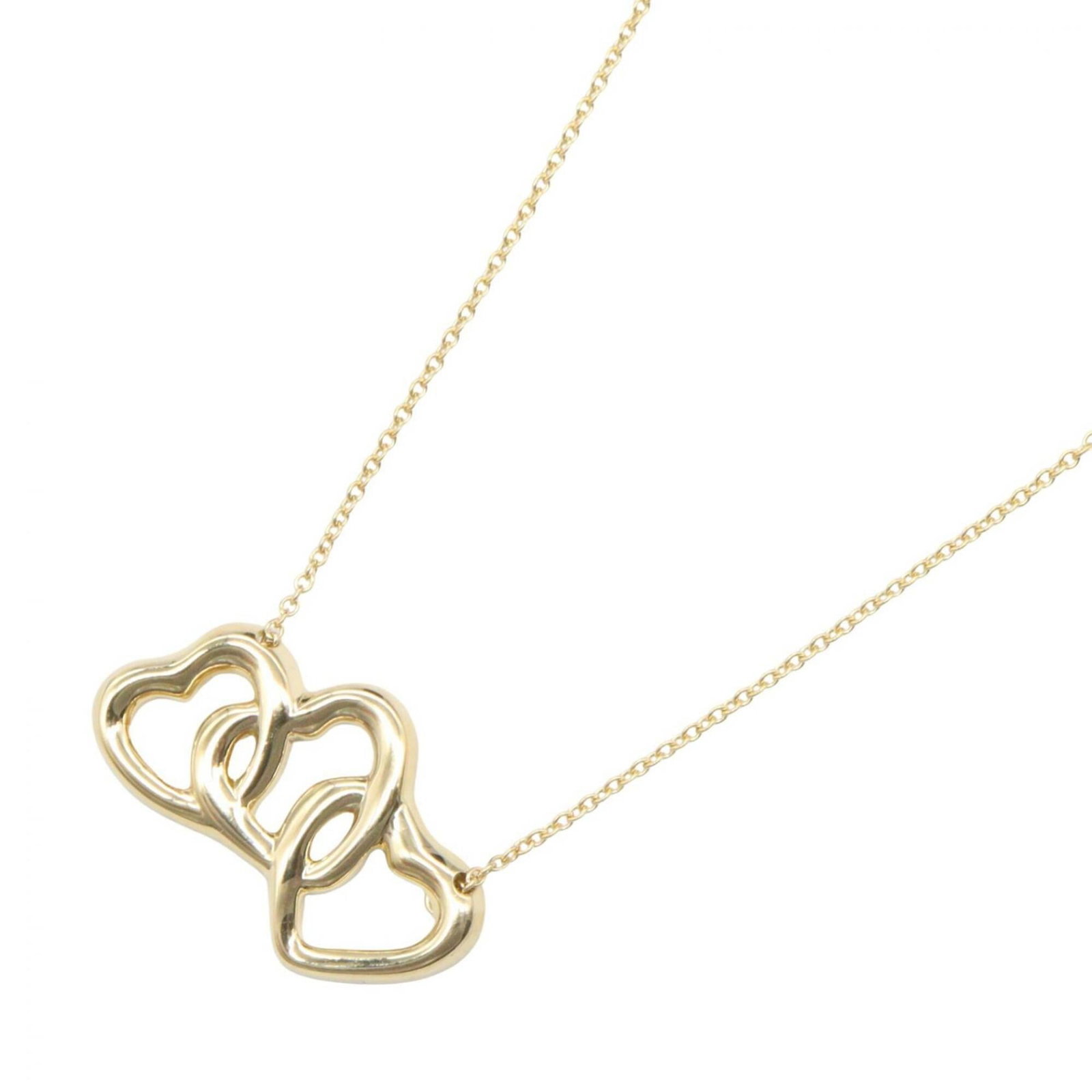 Tiffany & Co. Triple Heart Necklace 18K (Yellow Gold) Women'S Jewelry Gold Tone: Tiffany & Co. Triple Heart Necklace 18K (Yellow Gold) Women'S Jewelry Gold Tone Tiffany & Co. Triple Heart Necklace in 18K Yellow Gold features a delicate pendant with a 14mm x 23mm size, suspended