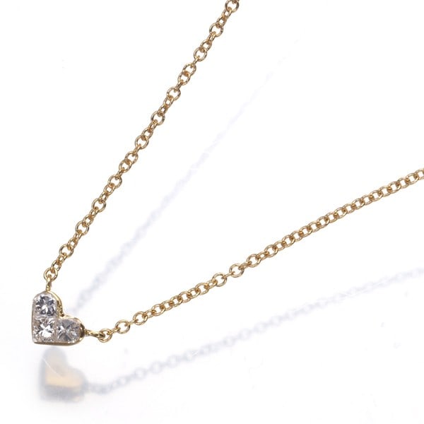 Star Jewelry Necklace Diamond 0.05Ct Mysterious Heart 18K 750 Yellow Gold: Star Jewelry Necklace Diamond 0.05Ct Mysterious Heart 18K 750 Yellow Gold Yellow gold pendant in the shape of a mysterious heart, adorned with a natural diamond weighing 0.05ct, suspended from an 18k 