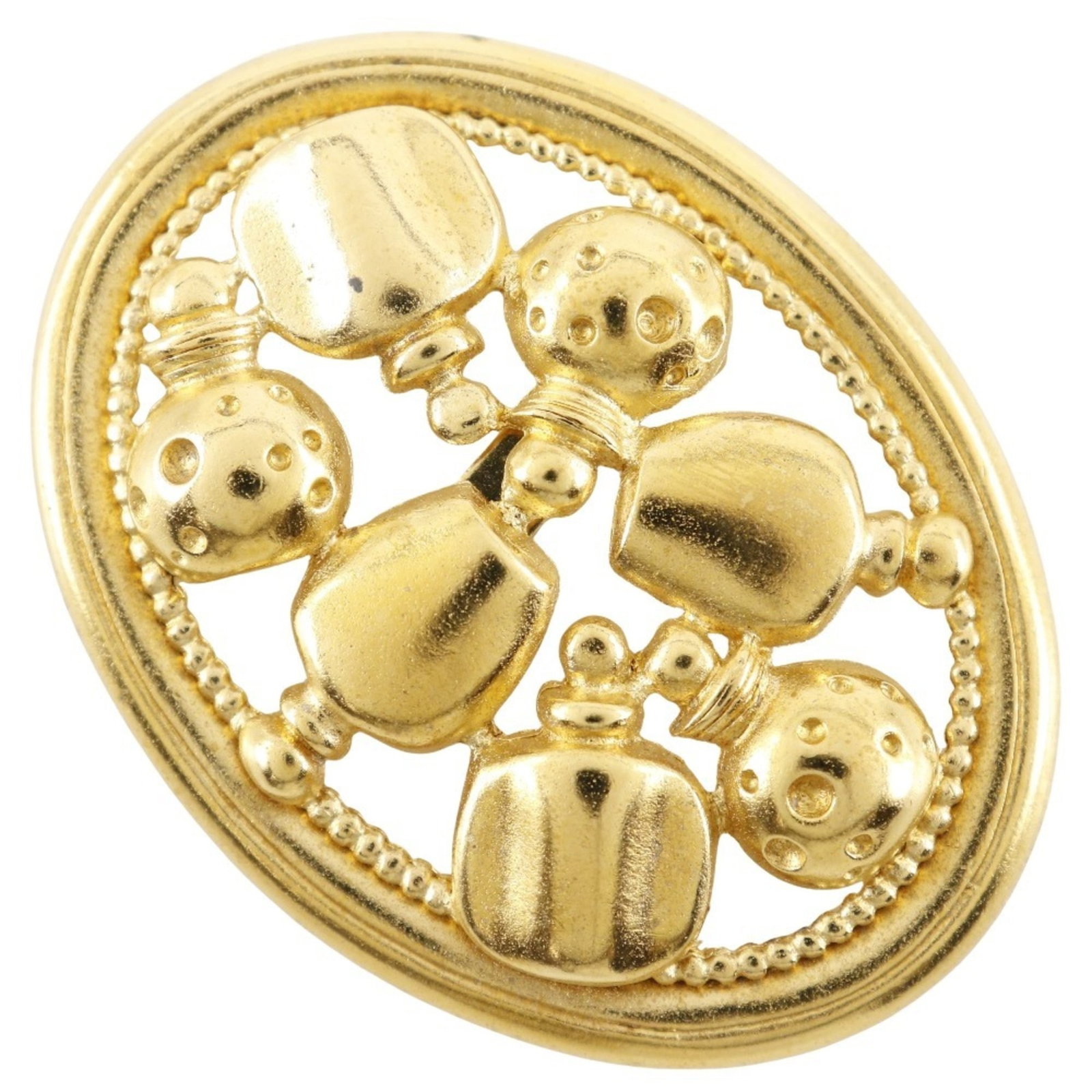 Christian Dior Brooch Gold Plating: Christian Dior Brooch Gold Plating Item Specifics: Brand: Christian Dior Type: Brooch Gender: Women Material: Gold plating Accessories: Box, Dust bag Product Disclaimer: Items may exhibit light wear,