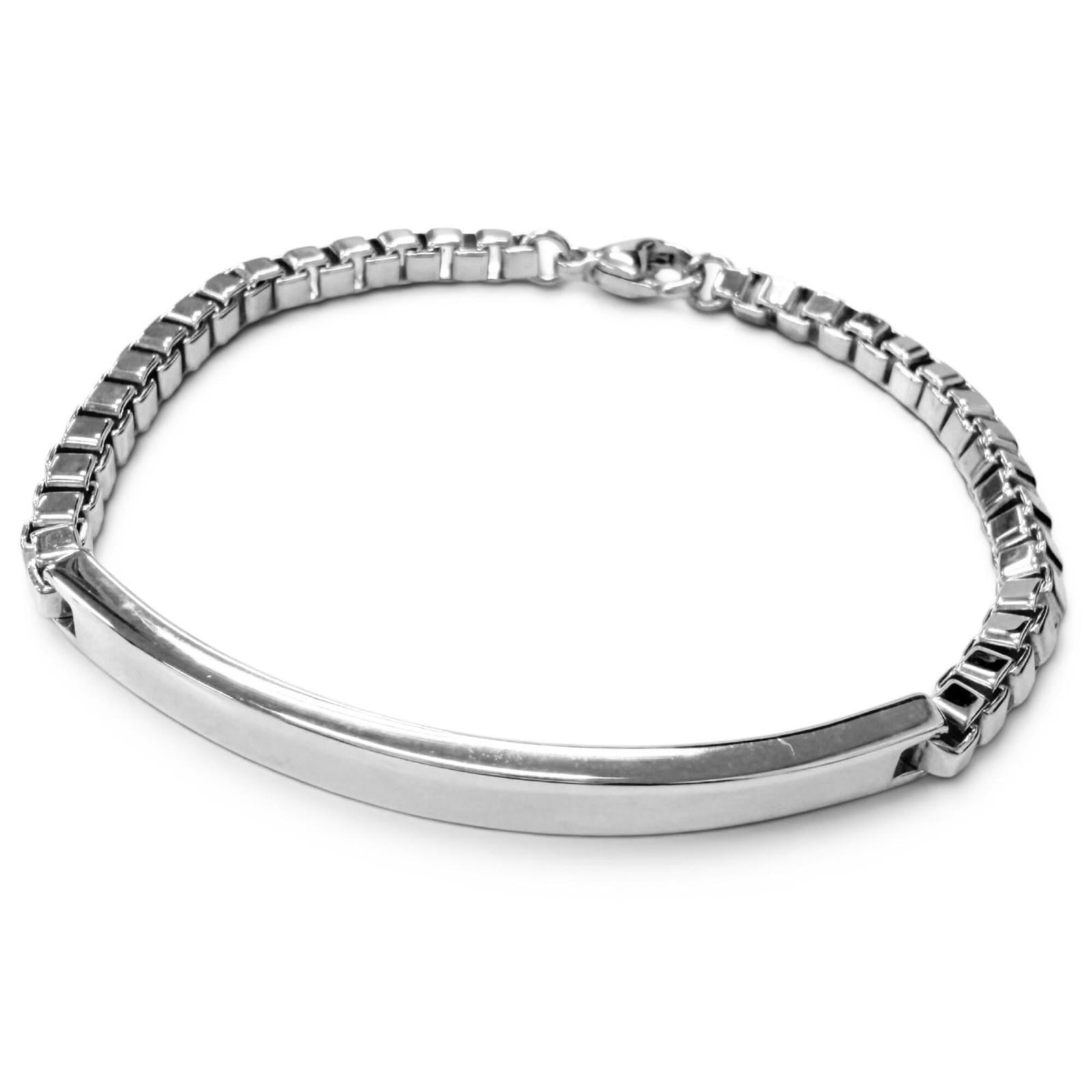 Tiffany Charm Bracelet Silver 925: Tiffany Charm Bracelet Silver 925 Silver 925 Tiffany Charm Bracelet, 18cm in length. This charm bracelet features the iconic Tiffany brand and is made from high-quality silver. The sleek design makes 