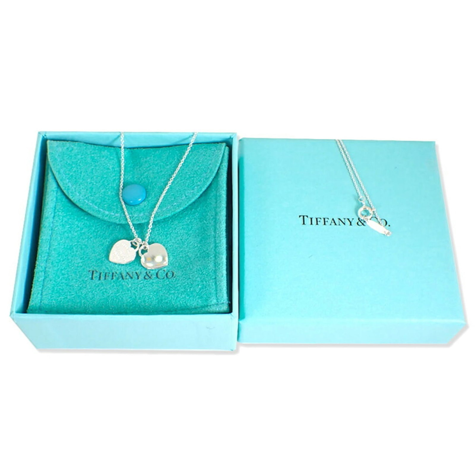 Tiffany & Co. 925 Return To Tiffany Double Heart Tag Pendant (1 of 11)