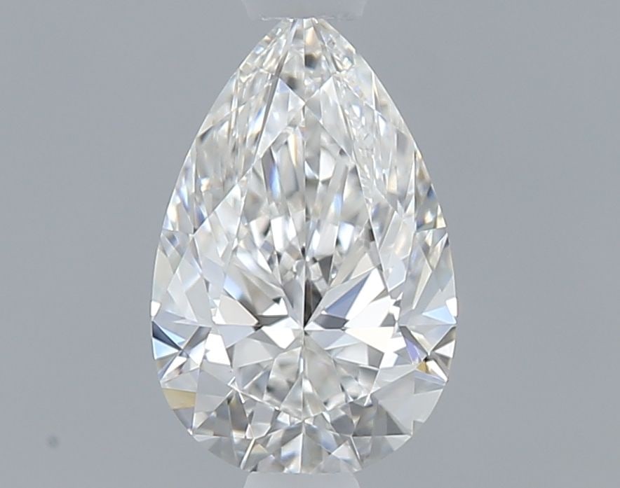 GIA Pear 0.5ct F VVS2 - Loose Natural Diamond: GIA Pear 0.5ct F VVS2 - Loose Natural Diamond GIA-certified, this loose natural diamond boasts exceptional clarity with its VVS2 grade and vibrant color, rated F. Measuring 0.5 carats in a pear shape,
