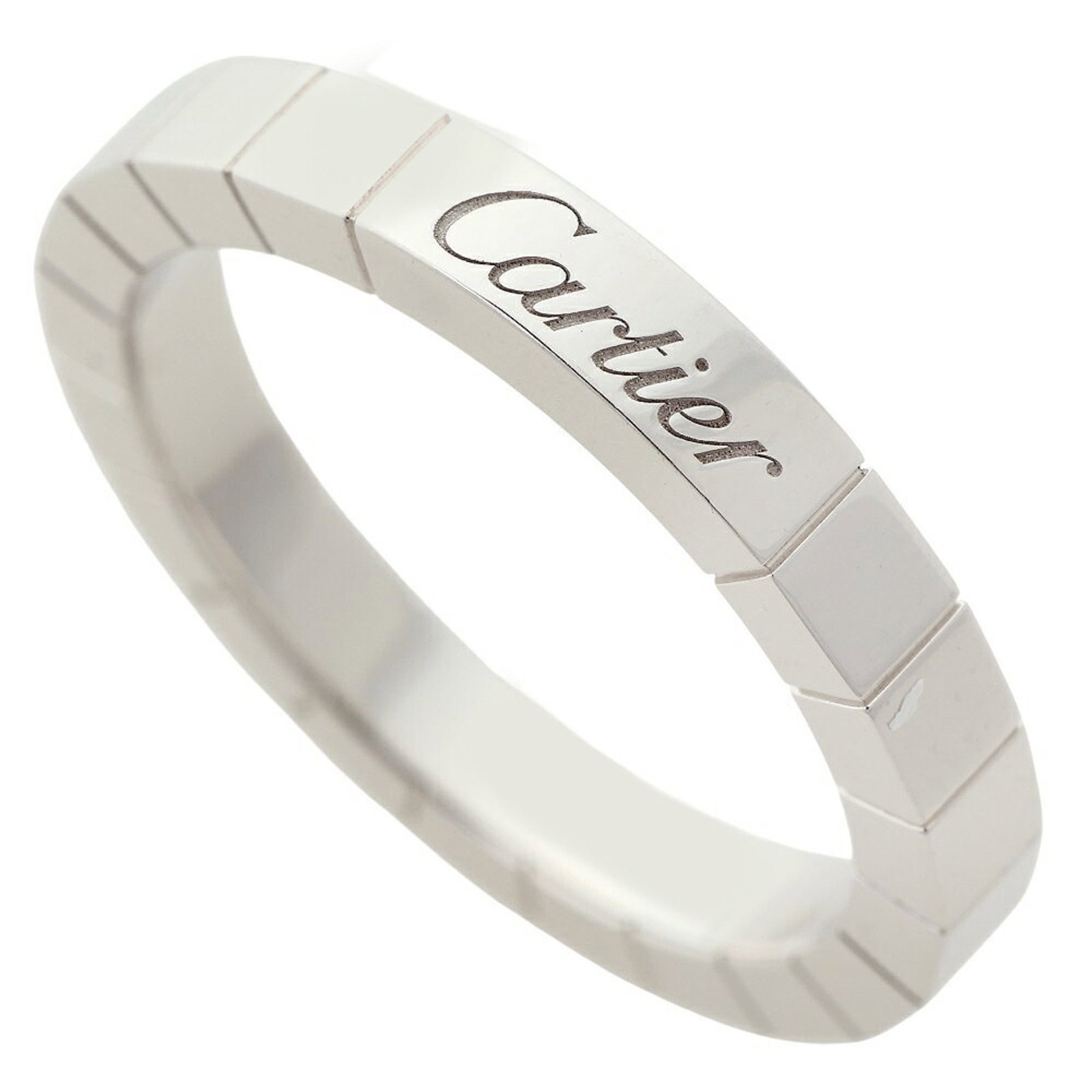 Cartier Band Ring White Gold (18K): Cartier Band Ring White Gold (18K) Cartier's iconic Lanieres band ring is crafted from 18K white gold, offering a sleek and sophisticated design. This timeless piece features a classic band style that