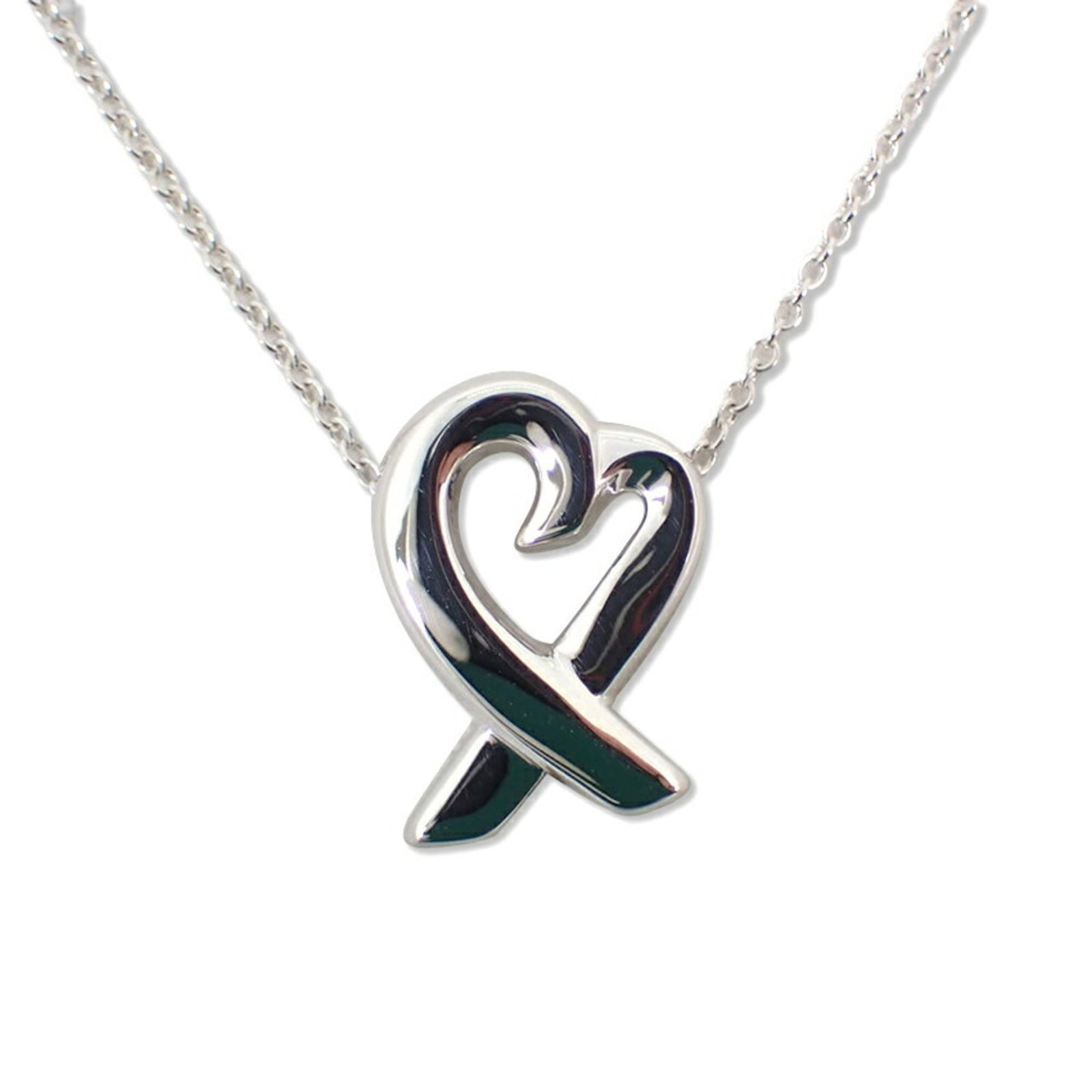 Tiffany 925 Loving Heart Pendant Necklace (1 of 11)
