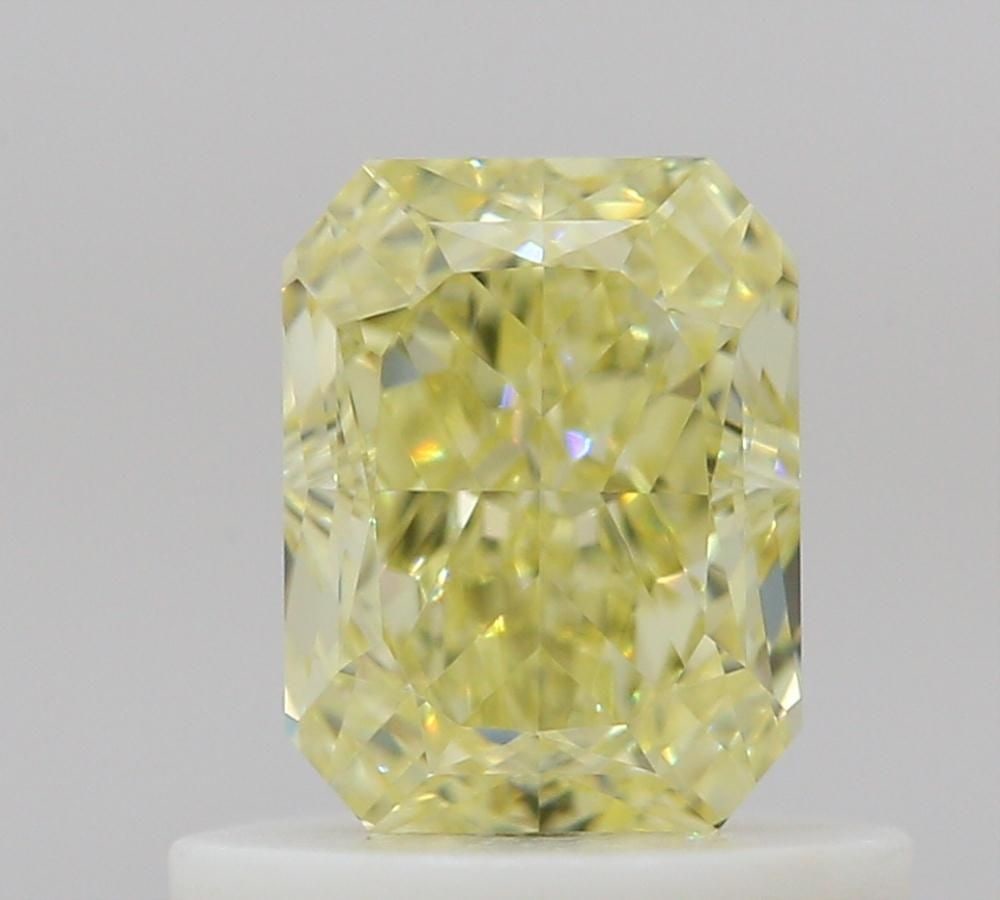 GIA Radiant 0.61ct Fancy Light Yellow IF - Loose Natural Diamond: GIA Radiant 0.61ct Fancy Light Yellow IF - Loose Natural Diamond GIA-certified Fancy Light Yellow IF diamond, weighing 0.61 carats, boasts exceptional clarity and polish with EX and VG measurements.