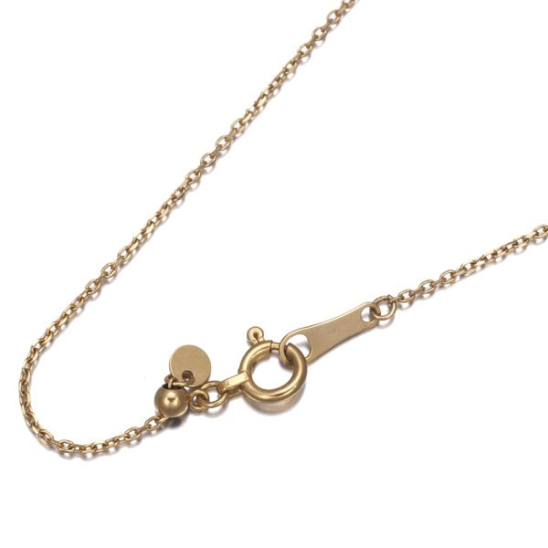 Cable Chain Necklace 50Cm 18K 750 Yellow Gold: Cable Chain Necklace 50Cm 18K 750 Yellow Gold 18k yellow gold chain necklace with an adjustable length of 50cm, allowing for a customizable fit. The delicate 1.0mm wide chain features a sturdy