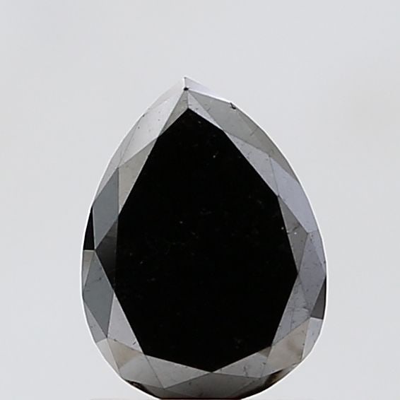 Pear 1.31ct Fancy Black VVS2 - Loose Natural Diamond: Pear 1.31ct Fancy Black VVS2 - Loose Natural Diamond 1.31ct Fancy Black VVS2 - Loose Natural Diamond with EX polish and symmetry, showcasing exceptional clarity and luster. This natural diamond boasts