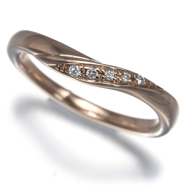 Diamond Ring 416 5P Us4.25-4.5 10K Rose (1 of 5)
