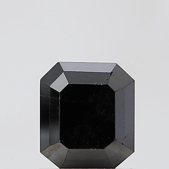 Emerald 1.73ct Black VVS2 - Loose Natural Diamond: Emerald 1.73ct Black VVS2 - Loose Natural Diamond 1.73ct Black VVS2 - Loose Natural Diamond, certified with EX polish and symmetry, boasts exceptional clarity in its natural state. This rare black