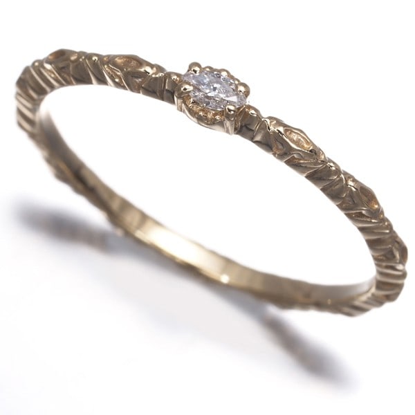 Agete Ring Diamond 0.03Ct Marquise-Cut Solitaire Us5 10K Yg: Agete Ring Diamond 0.03Ct Marquise-Cut Solitaire Us5 10K Yg Agete Ring Diamond 0.03Ct Marquise-Cut Solitaire Us5 10K Yg features a natural diamond solitaire set in 10k yellow gold, with a marquise-cut