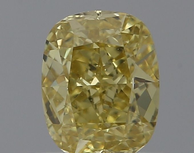 GIA Cushion Brilliant 0.7ct Fancy Yellow IF - Loose Natural Diamond: GIA Cushion Brilliant 0.7ct Fancy Yellow IF - Loose Natural Diamond GIA-certified, this cushion brilliant diamond boasts an impressive 0.7 carat weight and Fancy Yellow color, with an IF clarity grade
