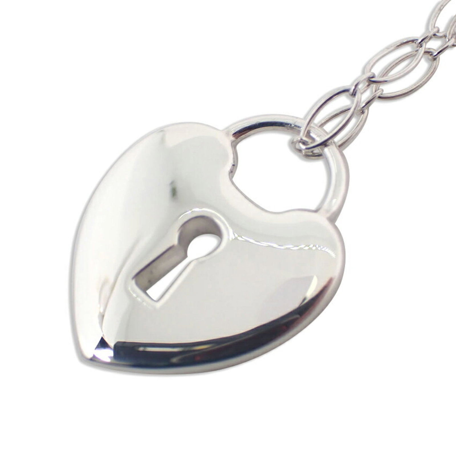 925 Keyhole Heart Pendant Necklace of Tiffany: 925 Keyhole Heart Pendant Necklace of Tiffany Item Specifics: Brand: Tiffany Necklace Type: Necklace Gender: Women Material: Sterling silver 925 Neck Circumference: 79 cm / 31.1'' Pendant Size: