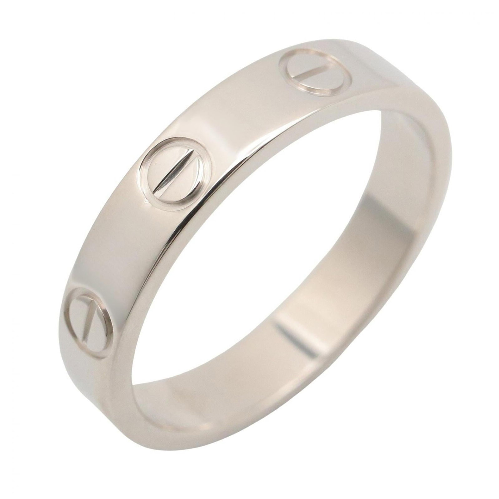 Cartier Band Ring White Gold (18K): Cartier Band Ring White Gold (18K) Cartier Band Ring White Gold (18K) - A sleek and sophisticated band ring in white gold, featuring the iconic Cartier design. This 18K piece is crafted from