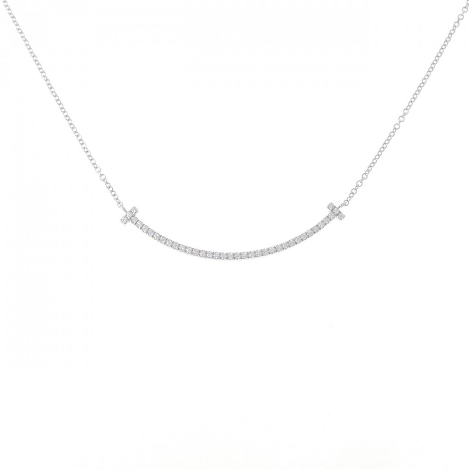 Small Tiffany T Smile Necklace (1 of 6)
