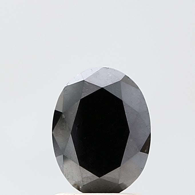 Oval 1.78ct Black VVS2 - Loose Natural Diamond: Oval 1.78ct Black VVS2 - Loose Natural Diamond Oval cut diamond with exceptional clarity and polish, boasting a VVS2 grade for its minimal inclusions. Measuring 1.78 carats, this natural black diamond