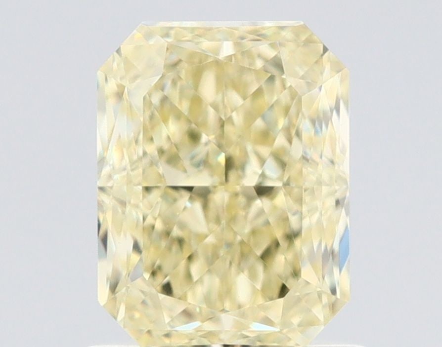 GIA Radiant 1.16ct Fancy Light Yellow VVS2 - Loose Natural Diamond: GIA Radiant 1.16ct Fancy Light Yellow VVS2 - Loose Natural Diamond GIA-certified, this loose natural diamond boasts exceptional clarity and color. Measuring 1.16 carats in Fancy Light Yellow with a