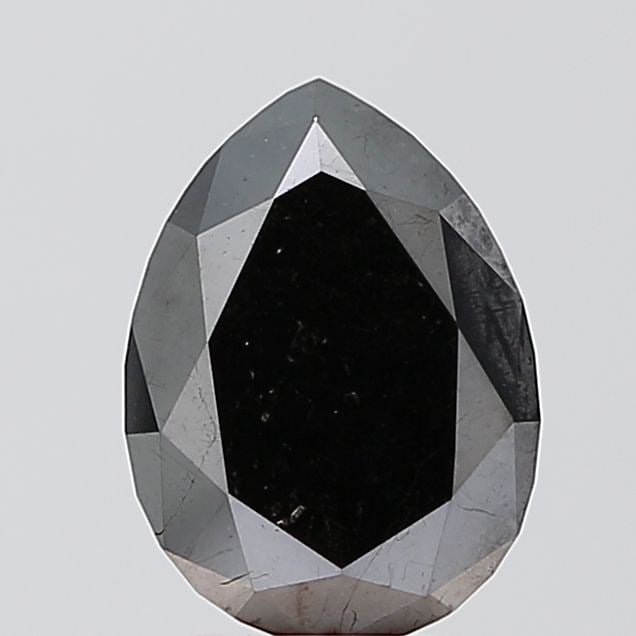 Pear 1.76ct Black VVS2 - Loose Natural Diamond: Pear 1.76ct Black VVS2 - Loose Natural Diamond The 1.76ct Black VVS2 loose natural diamond boasts exceptional clarity and polish, with a striking black color that sets it apart from more traditional w