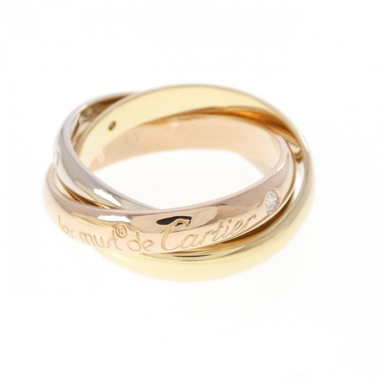 Pink Gold 18K Cartier Band Ring Yellow White: Pink Gold 18K Cartier Band Ring Yellow White Item Specifics: Brand: Cartier MPN: CRB4024847/B4024852 Type: Band ring Gender: Women Material: Pink gold (18K), White gold (18K), Yellow gold (18K) Stone: