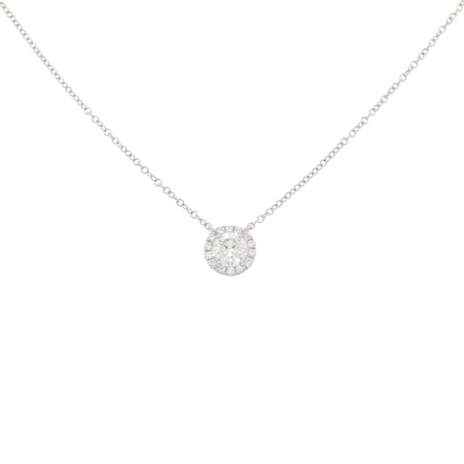 Tiffany Diamond Necklace 0.37Ct J If 3Ext (1 of 6)