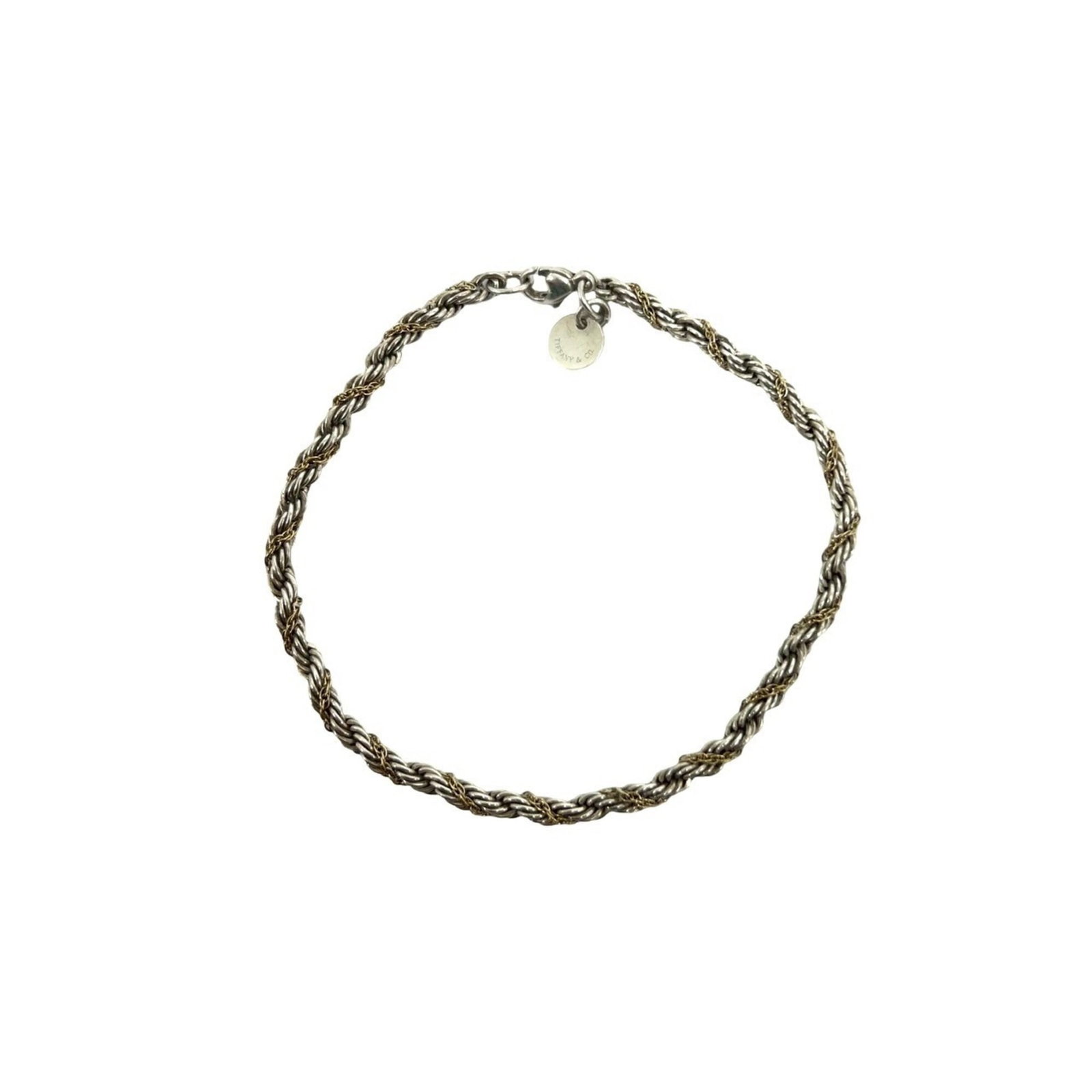 Tiffany Charm Bracelet Silver 925: Tiffany Charm Bracelet Silver 925 Silver 925 Tiffany Charm Bracelet, 19.3cm in length, features a classic charm bracelet design made from high-quality silver material. This elegant piece boasts a