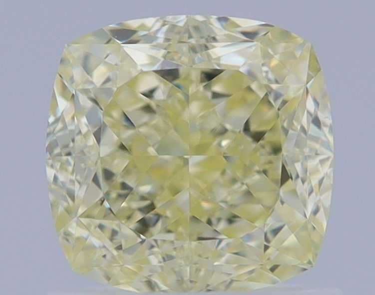 GIA Cushion Modified 1.23ct Fancy Light Yellow VVS1 - Loose Natural Diamond: GIA Cushion Modified 1.23ct Fancy Light Yellow VVS1 - Loose Natural Diamond GIA certified, this 1.23ct Fancy Light Yellow VVS1 diamond boasts exceptional clarity and polish, with EX symmetry that