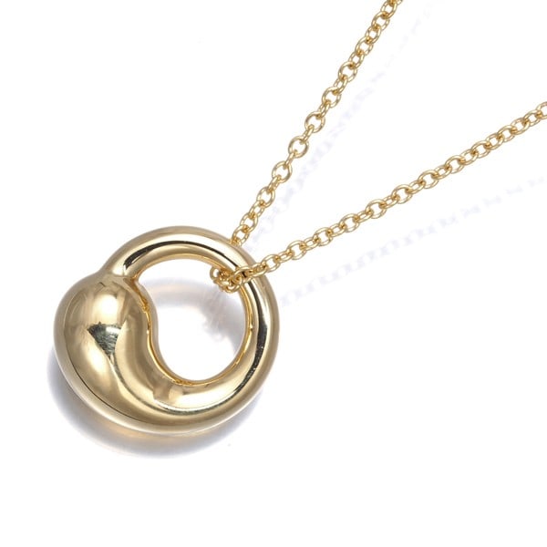 Eternal Circle Necklace Tiffany Co 18K Yellow Gold: Eternal Circle Necklace Tiffany Co 18K Yellow Gold 18k Yellow Gold Eternal Circle Necklace from Tiffany & Co. Features a pendant with a size of 12.8 x 11.6mm, suspended from a necklace length of 40cm.