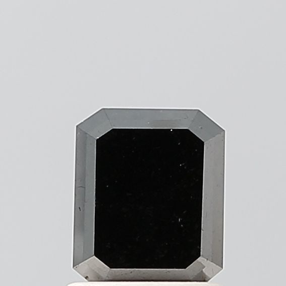 Emerald 1.18ct Black VVS2 - Loose Natural Diamond: Emerald 1.18ct Black VVS2 - Loose Natural Diamond 1.18 carat black diamond with exceptional clarity and polish, boasting EX symmetry and a VVS2 grade for its exceptional cut quality. This natural