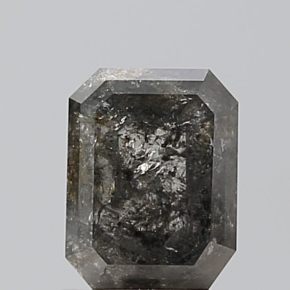 Emerald 1.1ct Salt And Pepper VVS2 - Loose Natural Diamond: Emerald 1.1ct Salt And Pepper VVS2 - Loose Natural Diamond 1.1ct Salt And Pepper VVS2 - Loose Natural Diamond, certified by its natural beauty with an EX polish and symmetry. This loose diamond boasts