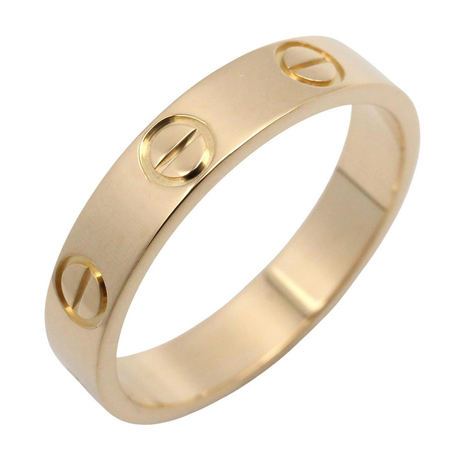 Yellow Gold Cartier 18K Ring: Yellow Gold Cartier 18K Ring Yellow Gold Cartier 18K Ring - A classic band ring in 18K yellow gold, available in US size 5. This elegant piece features the iconic Cartier brand and a timeless design t