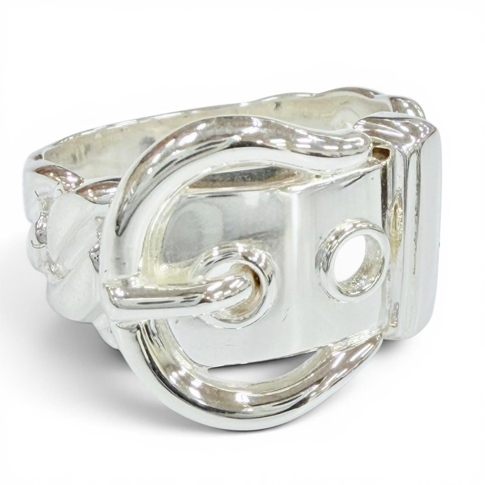 Ring of Silver Band by Hermes: Ring of Silver Band by Hermes Silver band ring from Hermes, made in France. This 925 silver ring features a sleek design with a classic style, available in US size 6.5. Item Specifics: Brand: Hermes C