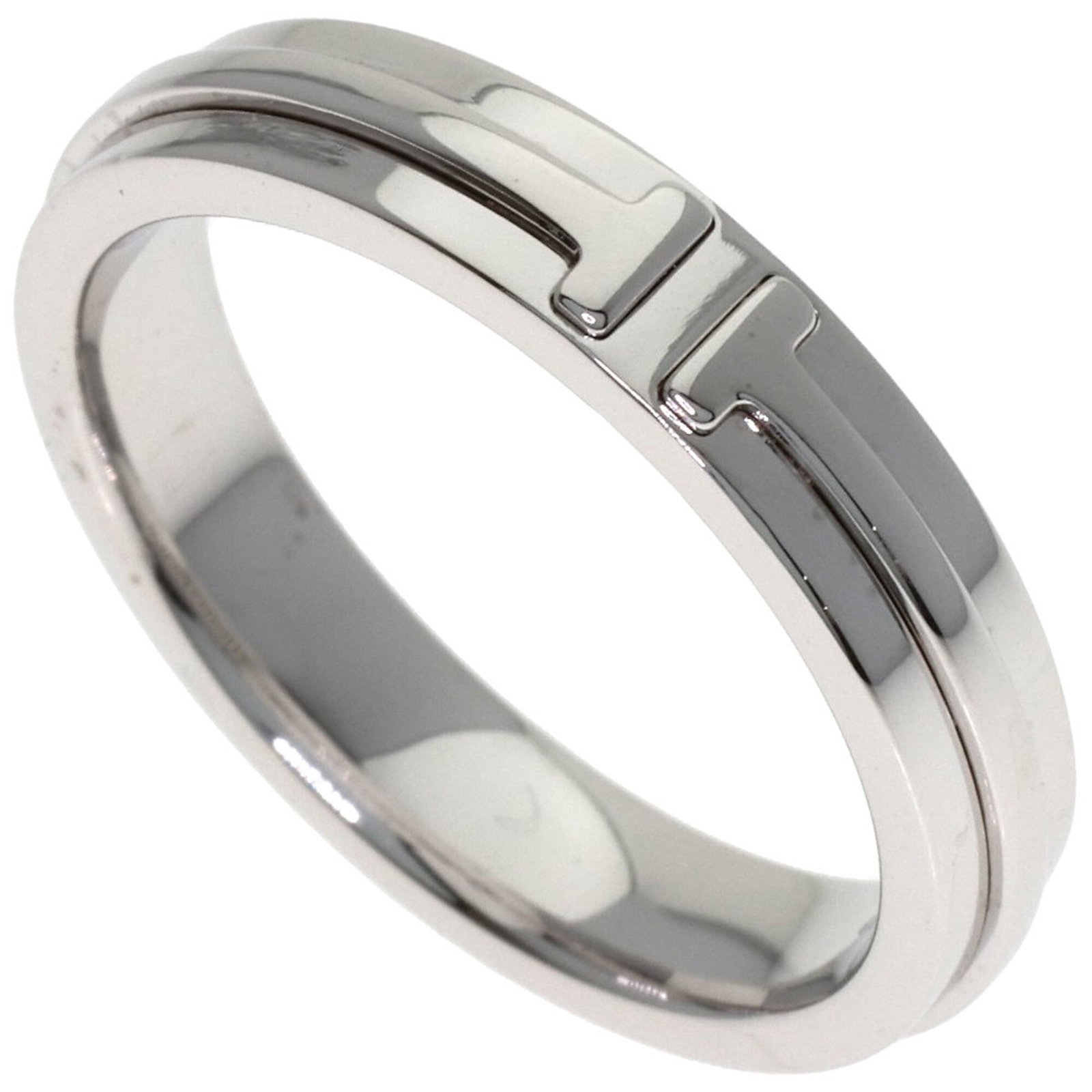 Tiffany Band Ring White Gold (18K): Tiffany Band Ring White Gold (18K) Tiffany Band Ring White Gold (18K) is a classic women's band ring made from 18K white gold. This elegant piece features the iconic Tiffany brand and is available in 