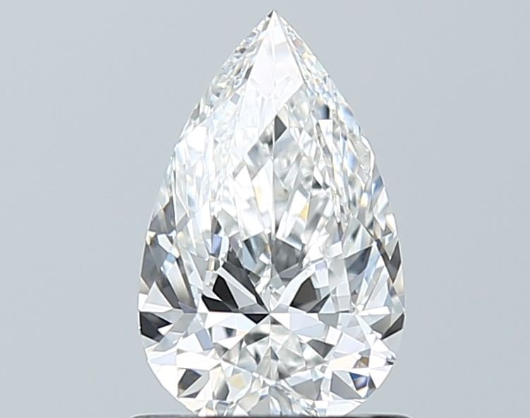 GIA Pear 0.9ct F VVS1 - Loose Natural Diamond: GIA Pear 0.9ct F VVS1 - Loose Natural Diamond GIA-certified, this exquisite loose natural diamond boasts exceptional clarity with a VVS1 grade and vibrant color, rated F. Its flawless polish and symme