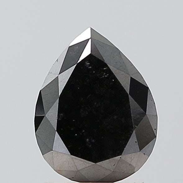 Pear 1.44ct Black VVS2 - Loose Natural Diamond: Pear 1.44ct Black VVS2 - Loose Natural Diamond 1.44ct Black VVS2 - Loose Natural Diamond, a rare and exceptional specimen, boasts an EX polish and symmetry, showcasing its natural beauty. Certified as