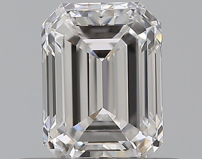 GIA Emerald 0.49ct E VVS1 - Loose Natural Diamond: GIA Emerald 0.49ct E VVS1 - Loose Natural Diamond GIA Emerald 0.49ct E VVS1 - Loose Natural Diamond, certified by the Gemological Institute of America (GIA) as a high-quality, internally flawless emer