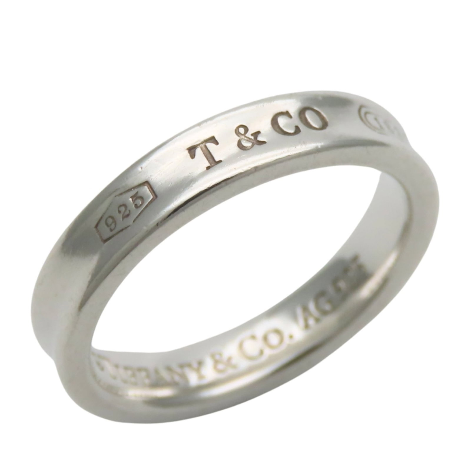 Silver band ring Tiffany 925: Silver band ring Tiffany 925 Item Specifics: Brand: Tiffany Type: Band ring Gender: Women Color: Silver Material: Silver 925 US Size: 7 Product Disclaimer: Items may exhibit light wear, such as minor 