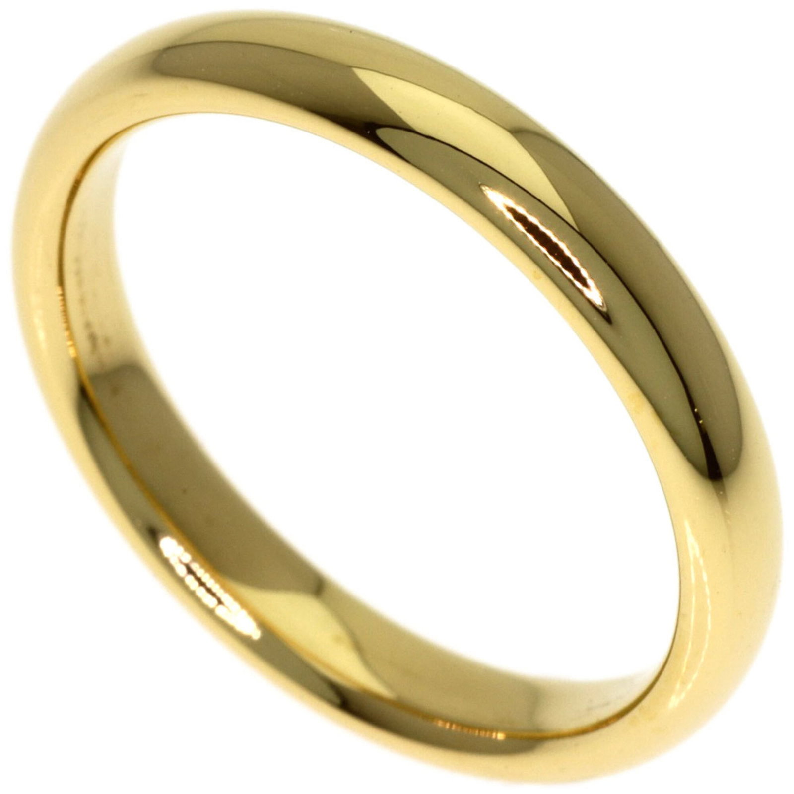 Tiffany Wedding Ring Yellow Gold (18K): Tiffany Wedding Ring Yellow Gold (18K) Yellow gold (18K) Tiffany wedding ring in US size 5, crafted from durable and luxurious yellow gold. This elegant ring showcases the iconic style of Tiffany & Co