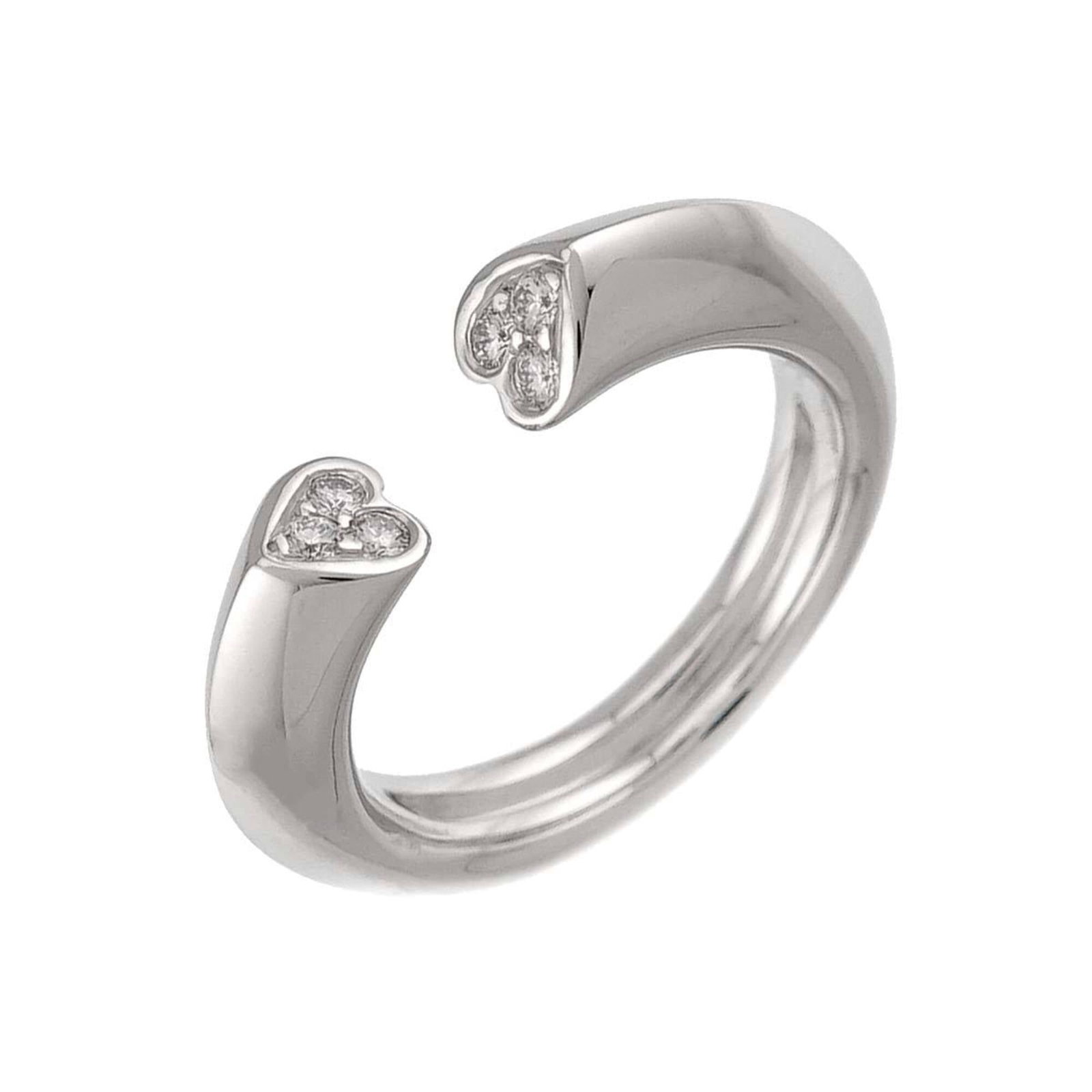 Tiffany Band Ring White Gold (18K): Tiffany Band Ring White Gold (18K) Tiffany Band Ring White Gold (18K) features a classic band ring design in white gold, crafted with 18K material. This women's ring boasts a timeless elegance and sim