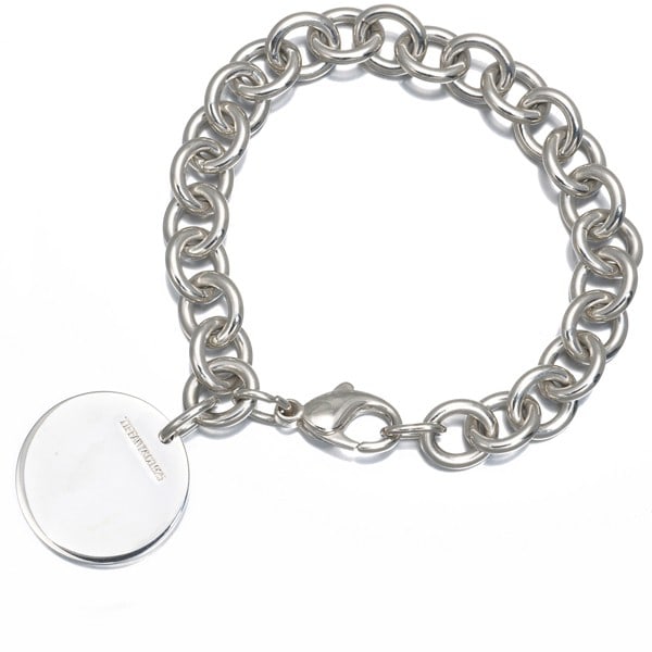 Return to Tiffany Round Sterling Silver 925 Bracelet (1 of 4)