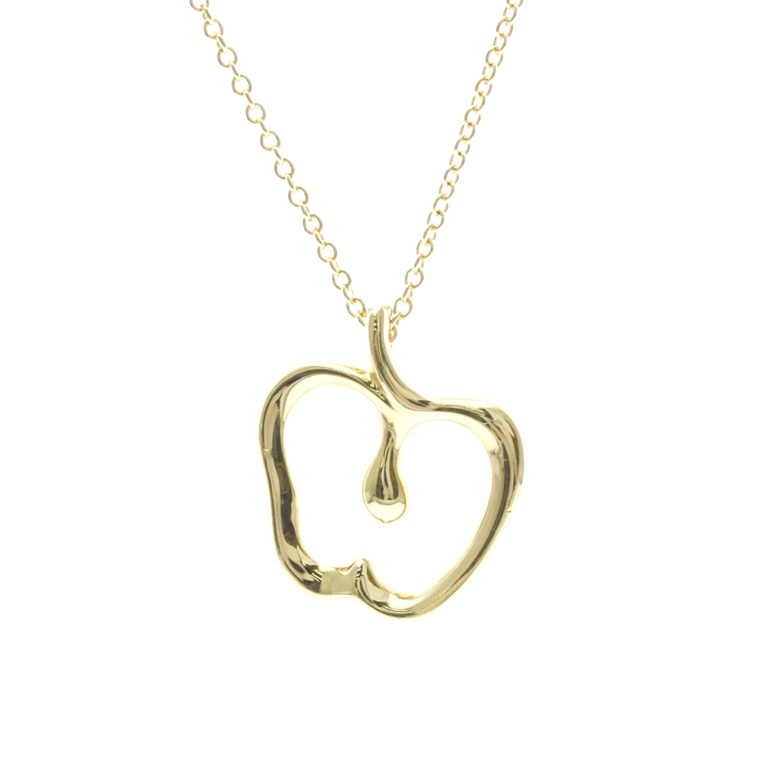 Tiffany Apple Necklace Yellow Gold (18K) No Stone Menwomen Fashion Necklace (Gold): Tiffany Apple Necklace Yellow Gold (18K) No Stone Menwomen Fashion Necklace (Gold) Yellow gold (18K) Apple Necklace for Men and Women, crafted in timeless fashion style. This elegant necklace features
