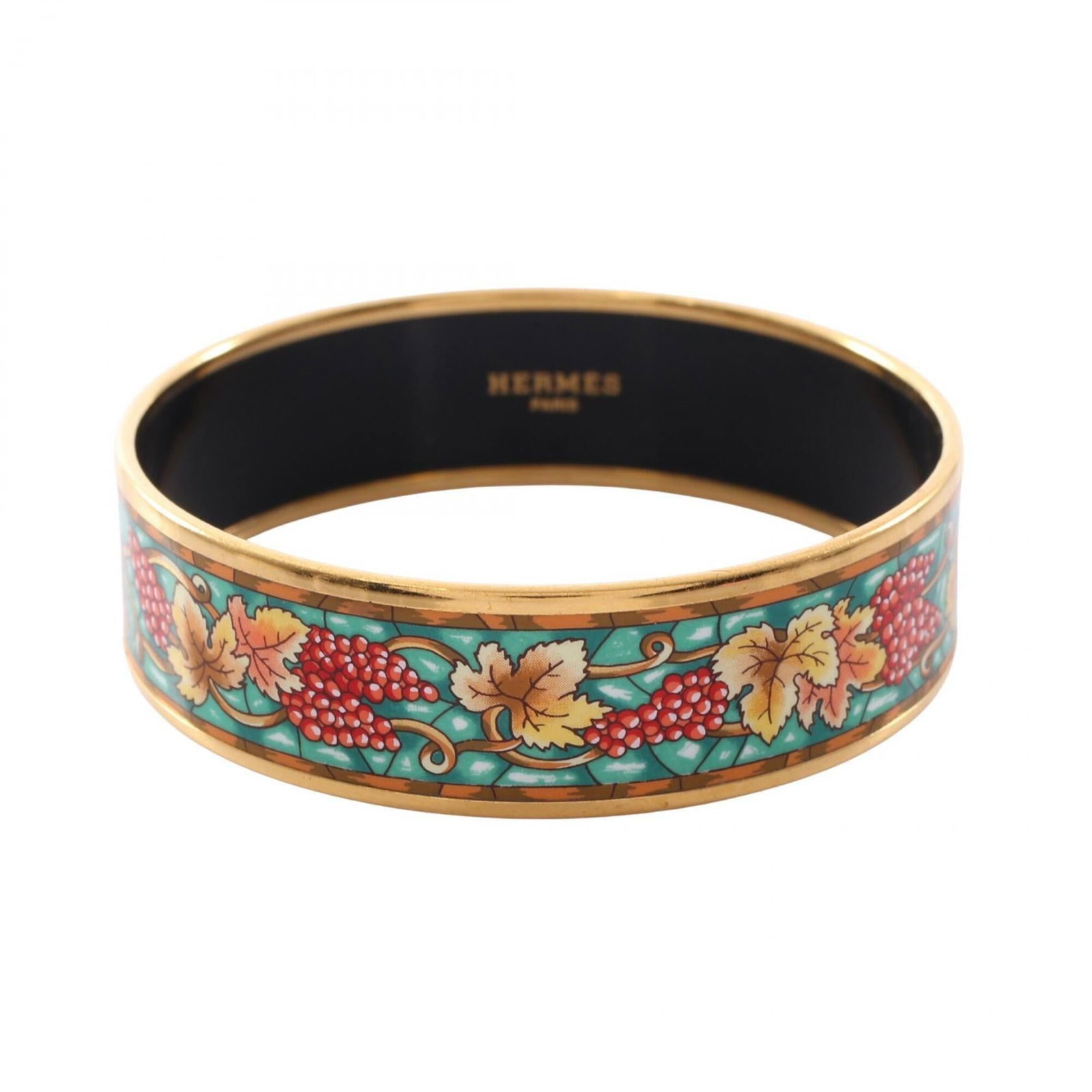 Hermes Bangle Cloisonn/ Enamel Gold Plating: Hermes Bangle Cloisonn/ Enamel Gold Plating This exquisite Hermes bangle boasts intricate cloisonn and enamel work, adorned with gold plating that adds a touch of luxury. The multi-color design create