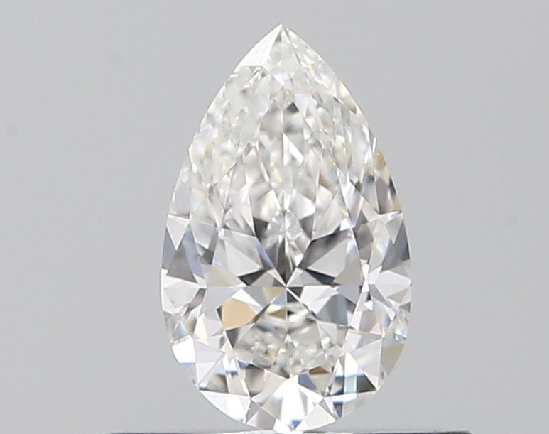 GIA Pear 0.4ct F VVS2 - Loose Natural Diamond: GIA Pear 0.4ct F VVS2 - Loose Natural Diamond GIA certified, this loose natural diamond boasts exceptional clarity with its VVS2 grade and vibrant F color. Measuring 0.4 carats in a pear shape, it shi