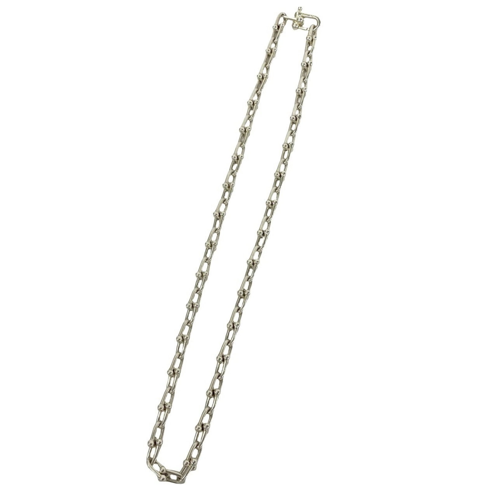 Tiffany Co. Sterling Silver 925 Choker Accessory Small Link Necklace Hardwear Tiffany (1 of 5)