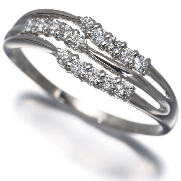 Diamond 0.30Ct Wave Ring 900 Platinum: Diamond 0.30Ct Wave Ring 900 Platinum 900 Platinum Diamond Wave Ring features a stunning natural diamond weighing 0.30ct, set in a sleek platinum band with a slender design width of 6.2mm and a ring s