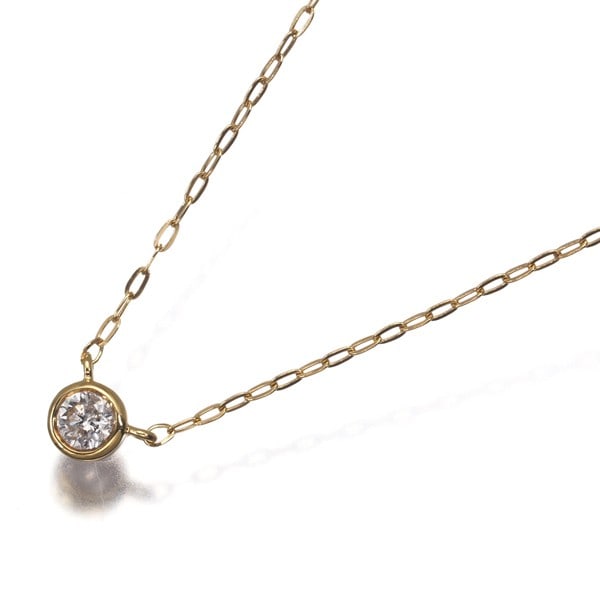 Diamond Solitaire 18K Yellow Gold Necklace: Diamond Solitaire 18K Yellow Gold Necklace 18k Yellow Gold Diamond Solitaire Necklace boasts a natural diamond pendant set in a sturdy 18K yellow gold chain, available in lengths of 36cm and 40cm. The