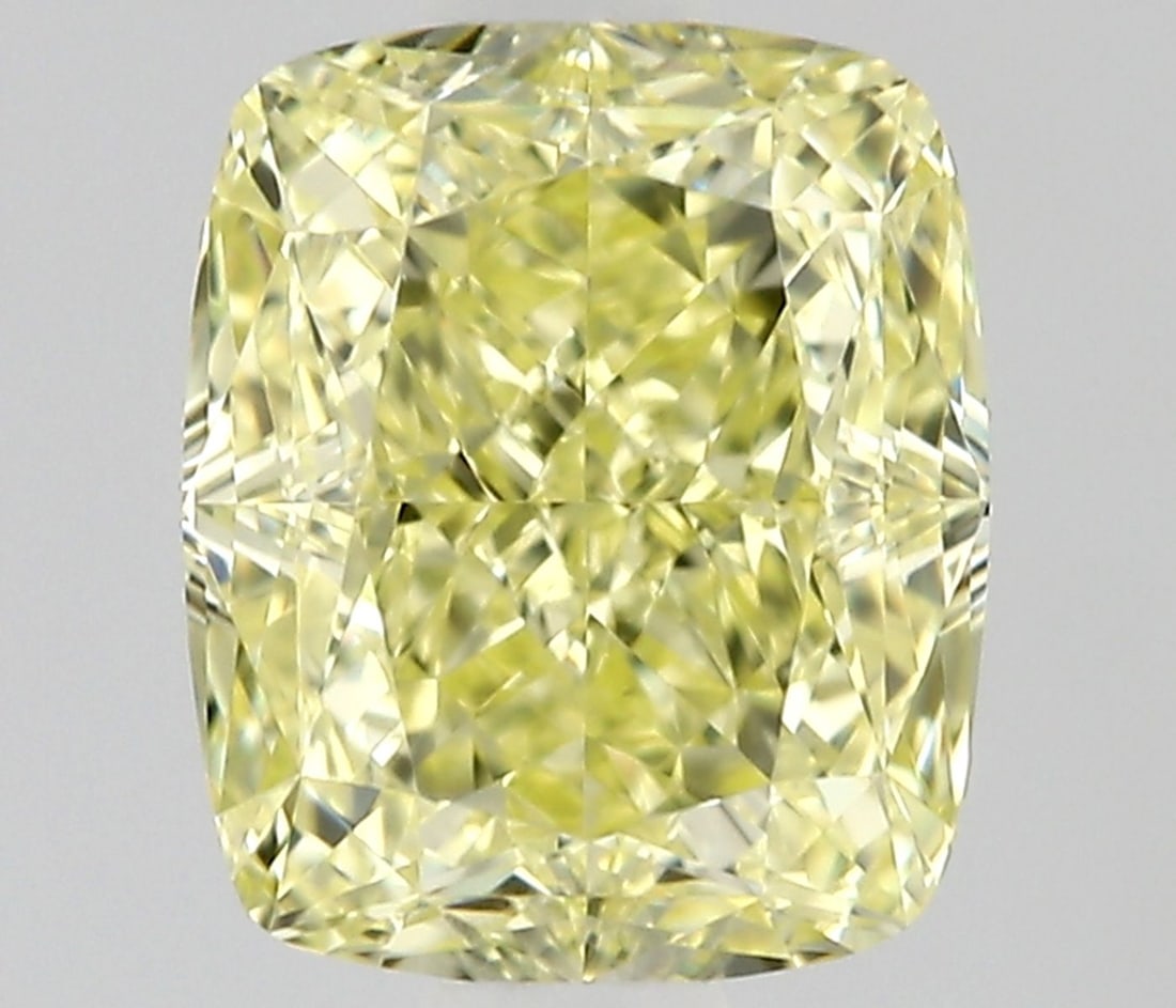 GIA Cushion Modified 0.9ct Fancy Light Yellow IF - Loose Natural Diamond: GIA Cushion Modified 0.9ct Fancy Light Yellow IF - Loose Natural Diamond 0.9ct Fancy Light Yellow IF - Loose Natural Diamond, certified by the Gemological Institute of America (GIA) as a Fancy Light